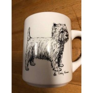 Rosalinde Dog Porcelain Coffee Mug 1985 Cindy Farmer West Highland Terrier